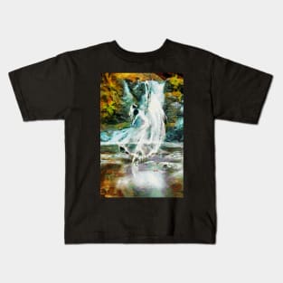 Nymph ballerina to the beat of nature Kids T-Shirt